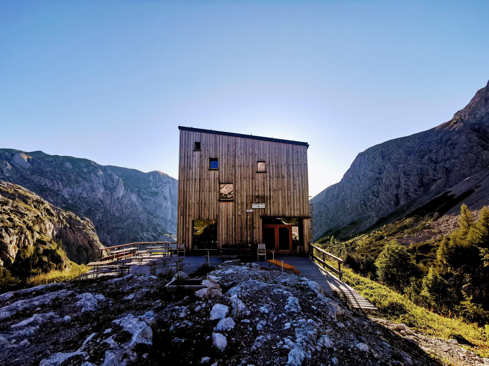 Moderne Berghütte