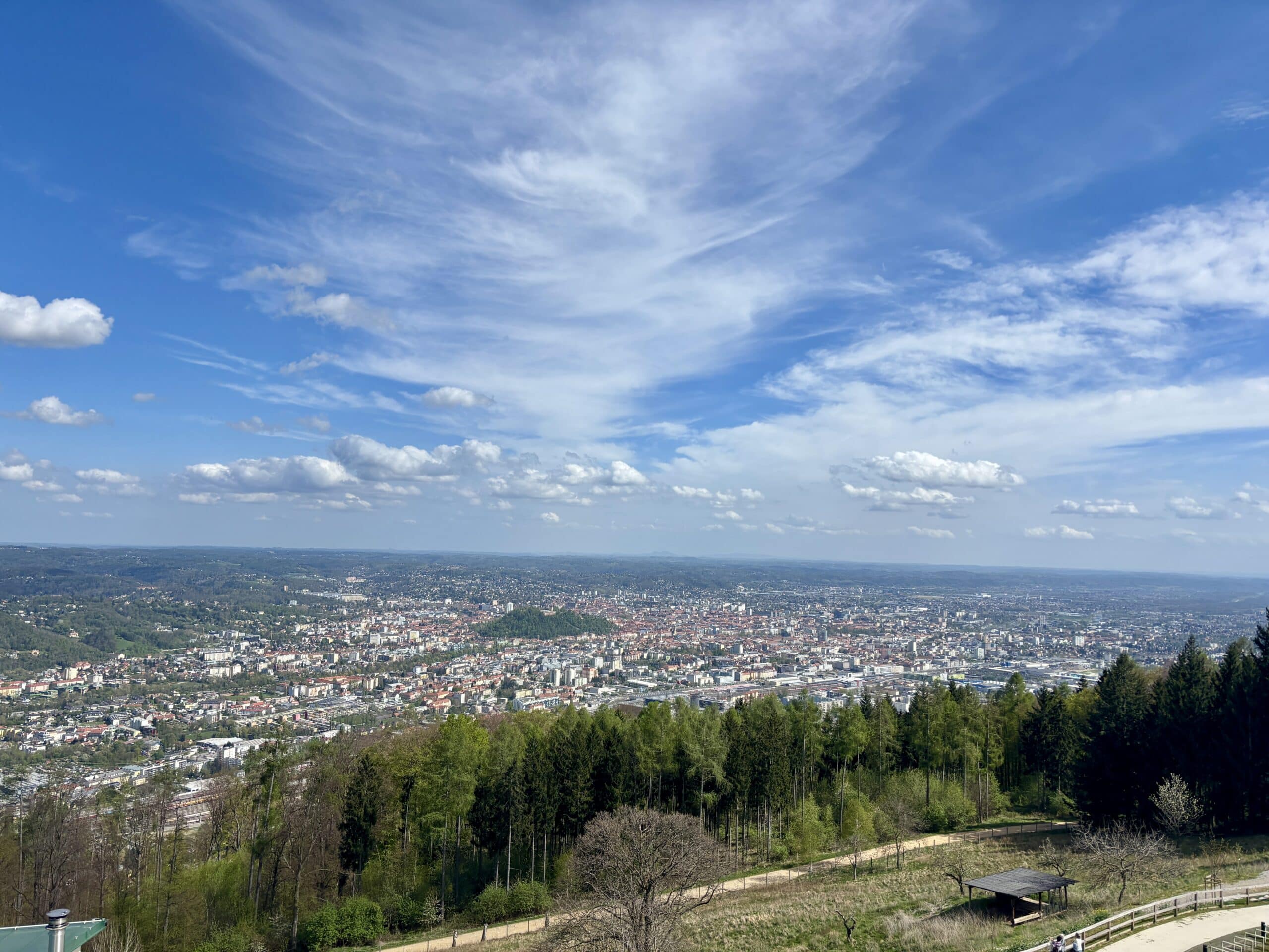 Blick auf die Stadt Graz vom Fürstenstand aus