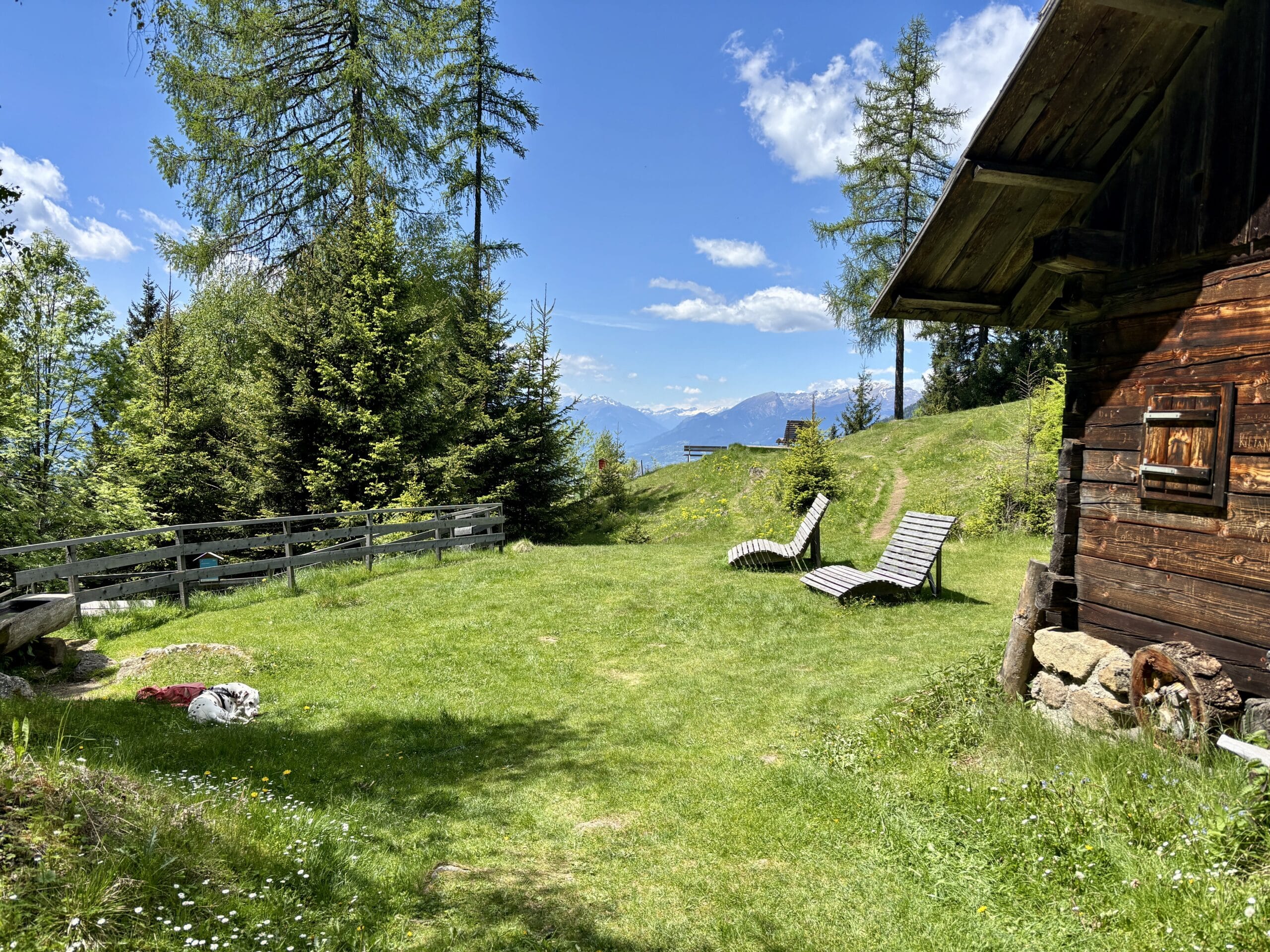 Rastplätze auf Alm