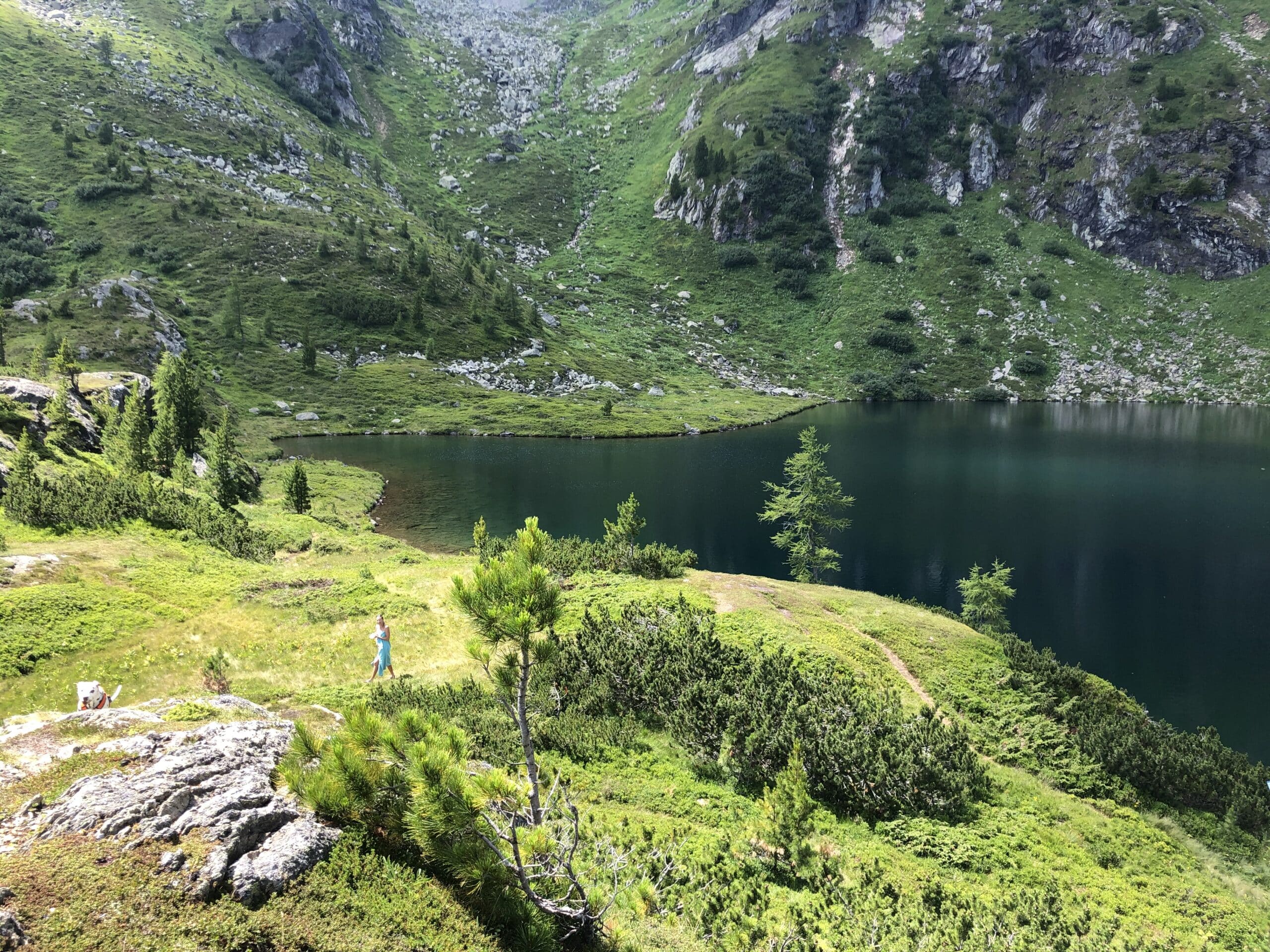 Oberer Zwiefler See; Sölkpass; Bergsee eingebettet in alpine Kulisse