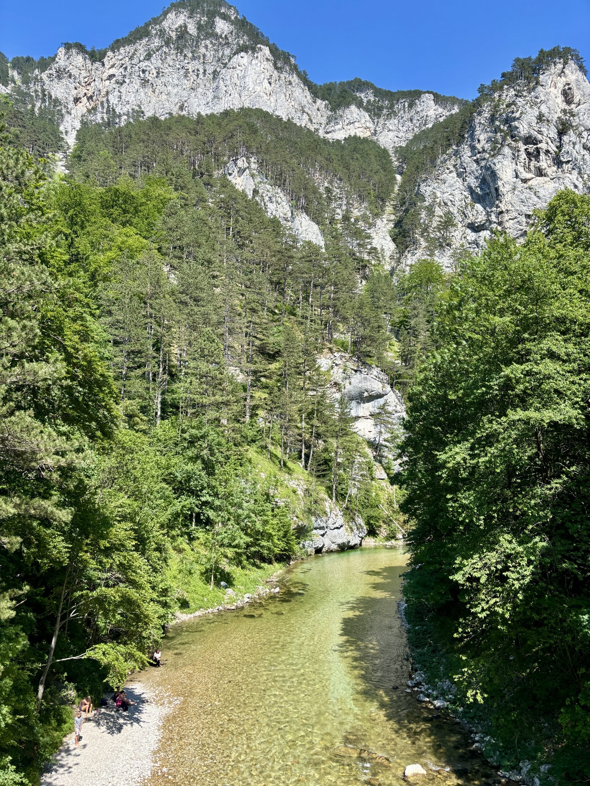 Höllental, 1. Wiener Wasserleitungsweg, Schwarza Gebirgsfluss