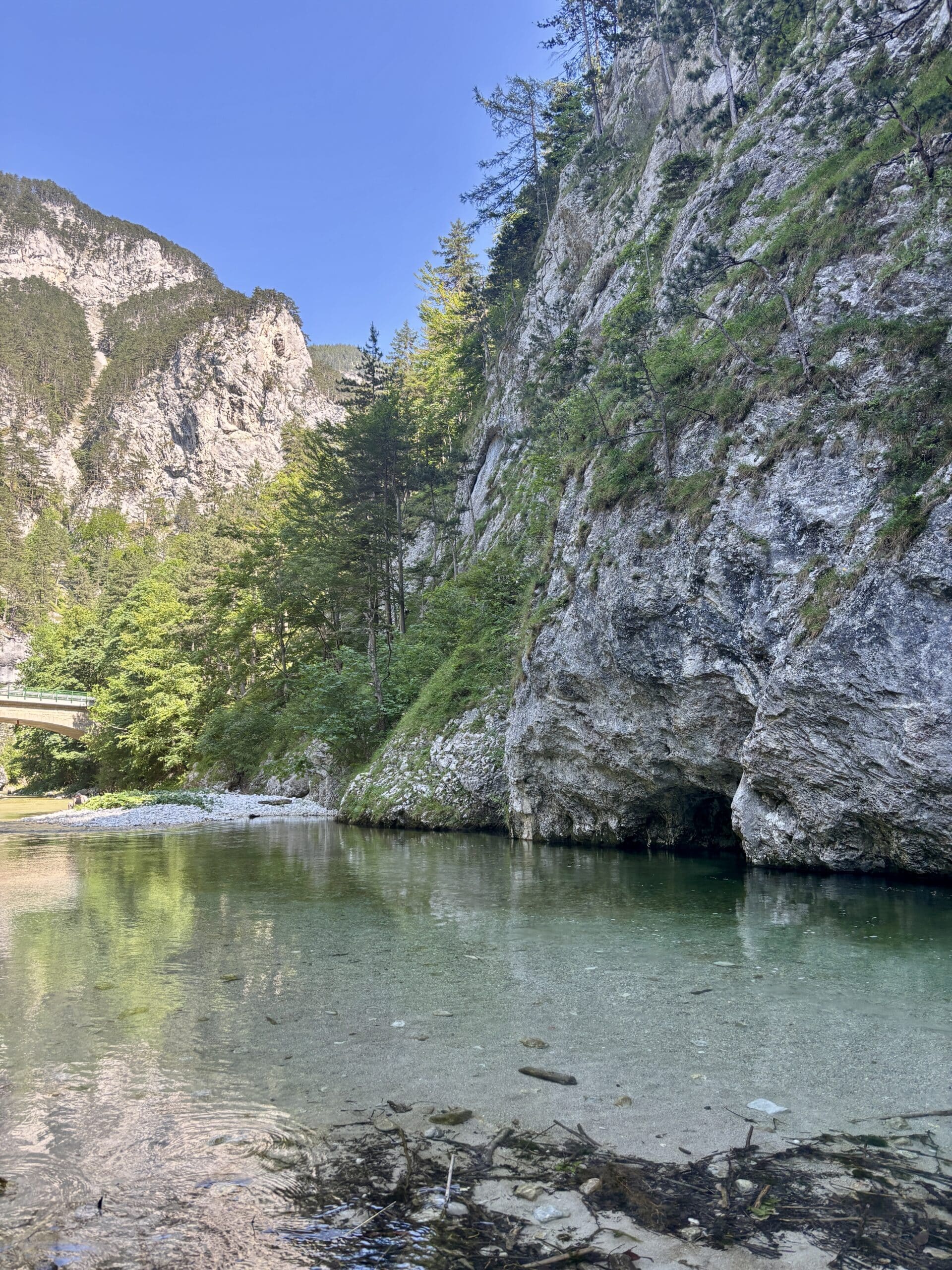 Schwarza Gebirgsfluss, Höllental, 1. Wiener Wasserleitungsweg