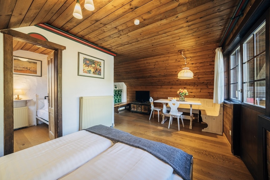 Apartment Innenansicht Slow Travel Resort Kirchleitn