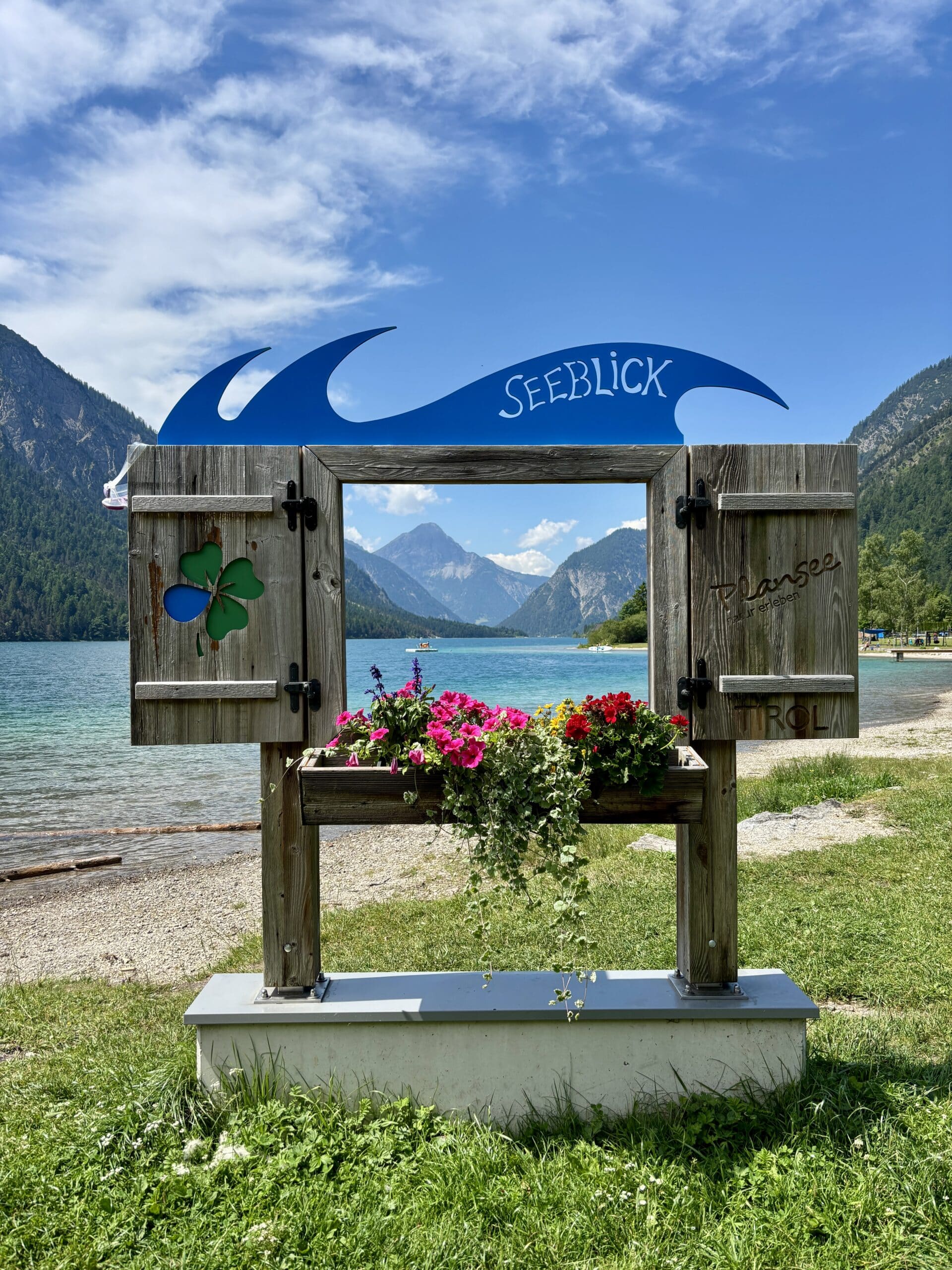 Hundestrand Sennalpe Plansee Tirol Aussichtspunkt