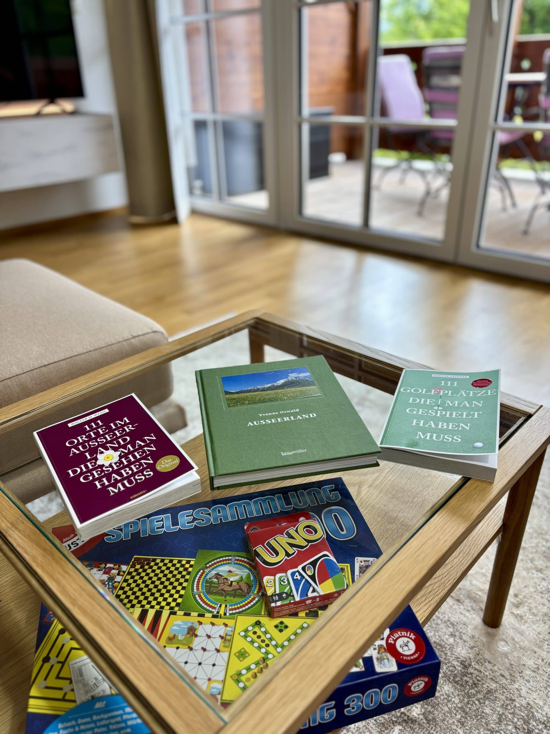 Bücher und Spiele Dachstein Residenzen