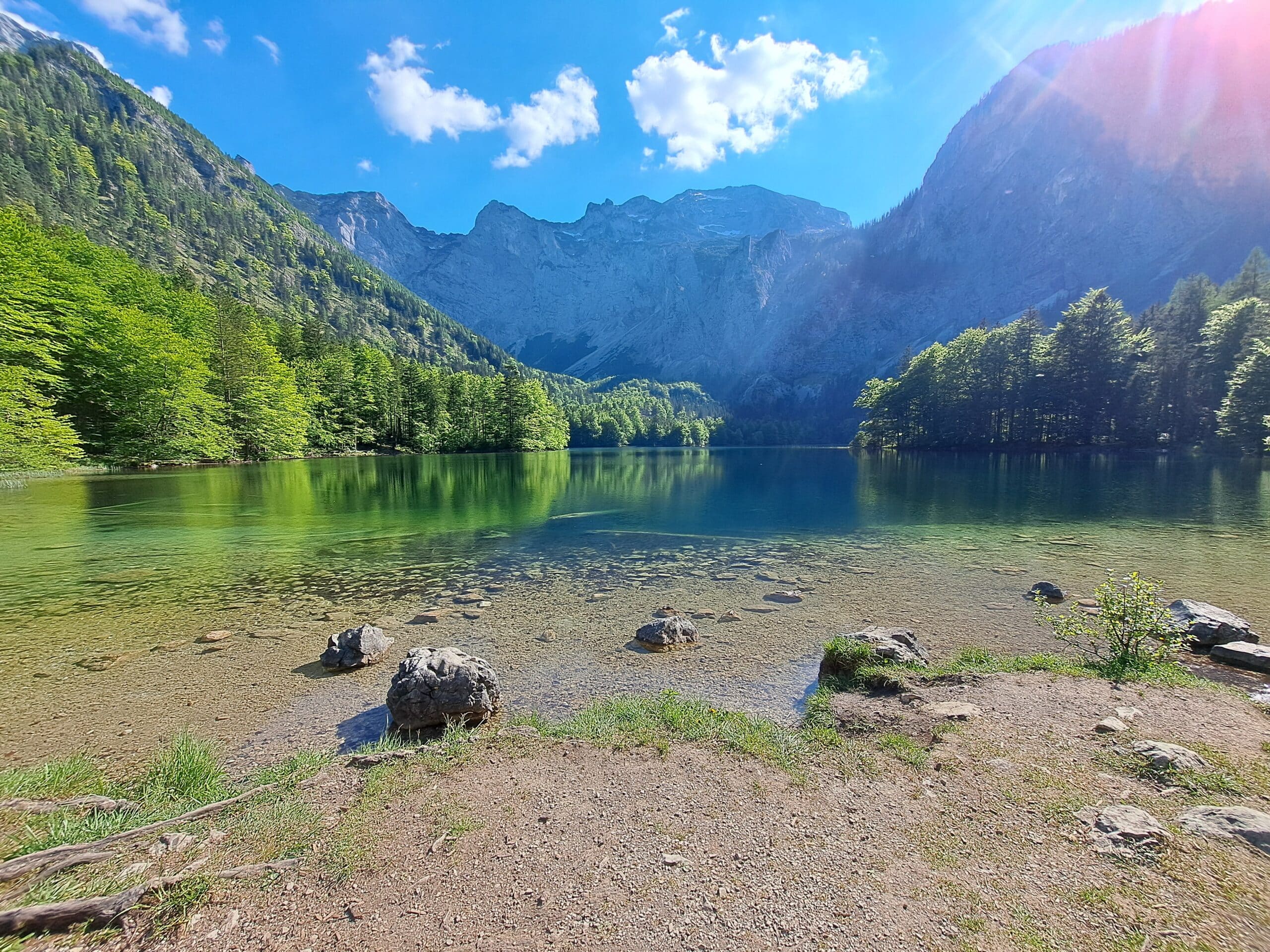 Langbathsee in Oberösterreich im Sommer