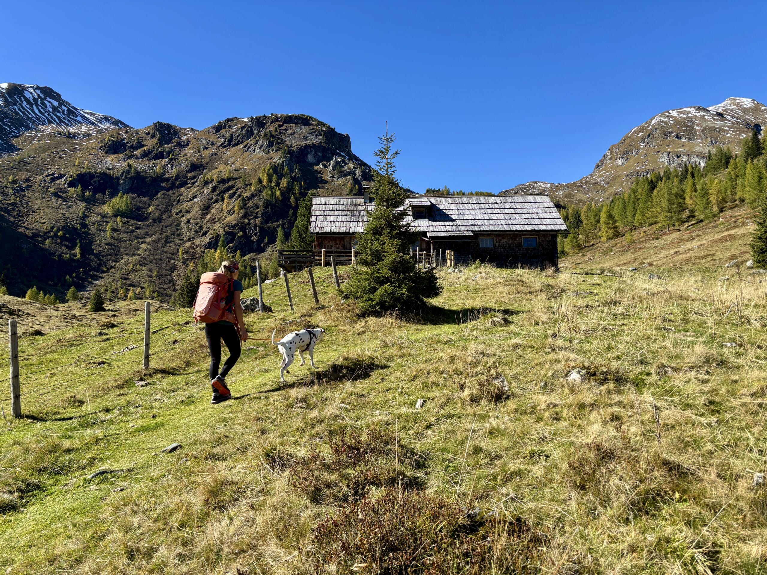 Aufstieg, Wanderung mit Hund zum Wirpitschsee